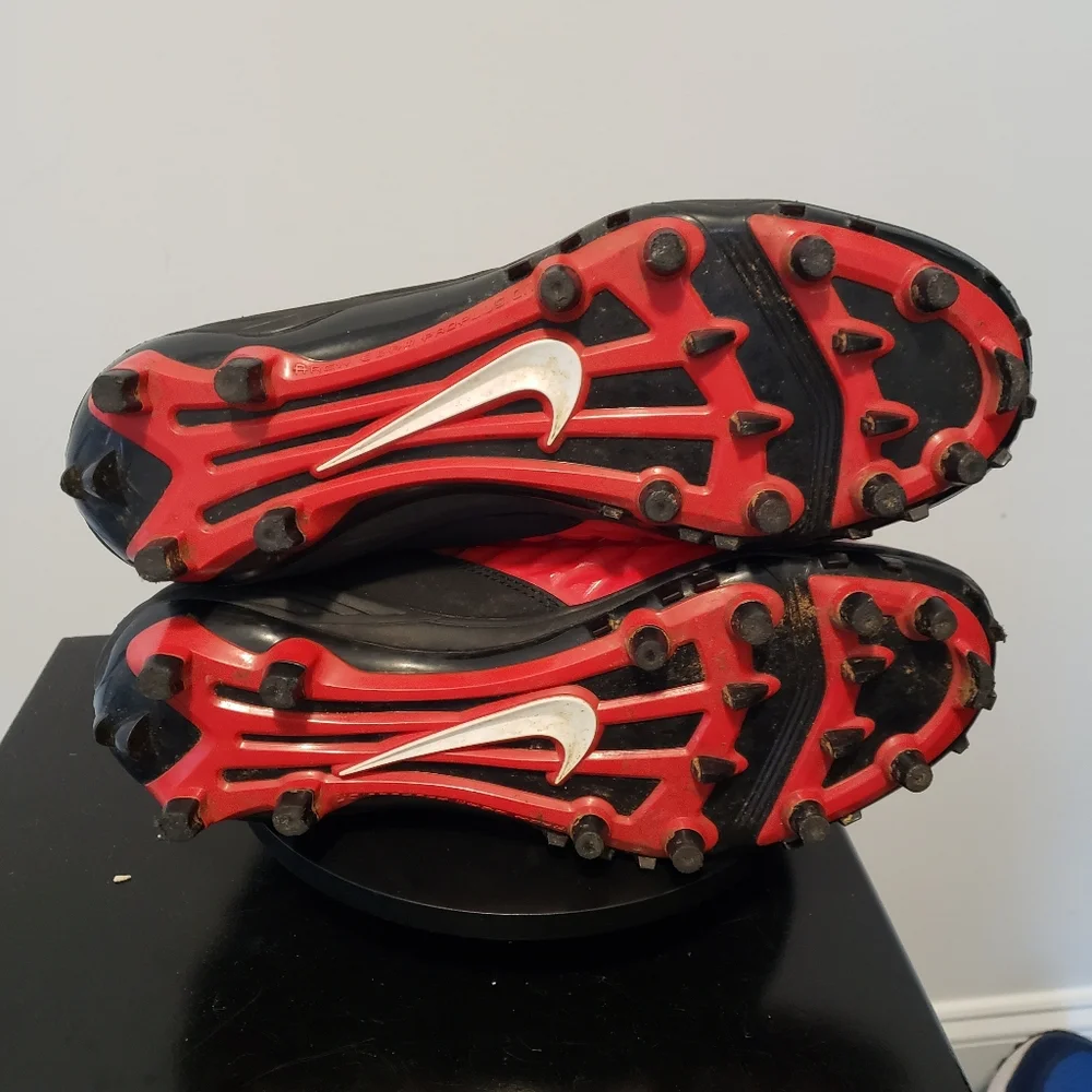 Nike Force Savage Varsity 2 Men’s Football Cleats Red Black Size 9.5‎ AQ8155 601